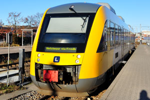The L train will take us to Helsingør from Hillerød train station