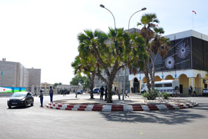 Traffic circle near the National Assembly