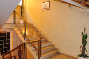 Flight of stairs in the Ali Sabieh hotel
