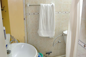 Bathroom of my room in the Ali Sabieh hotel