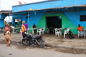 Cafe by the road to Somaliland
