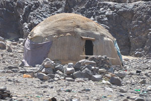 Domed nomadic hut