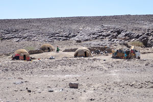 Afar nomadic village