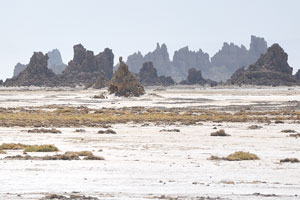 The landscape of Lake Abbe can make you feel that you have left Earth entirely and are on a new planet