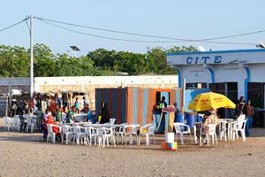 Roadside cafe near Djibouti