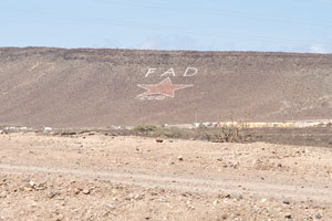 Inscription on the hill means the Djiboutian Air Force (Force Aerienne Djiboutienne, FAD)