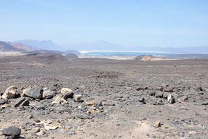 Do you see Lake Assal in the distance?