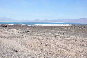 Lake Assal is a crater lake in central-western Djibouti