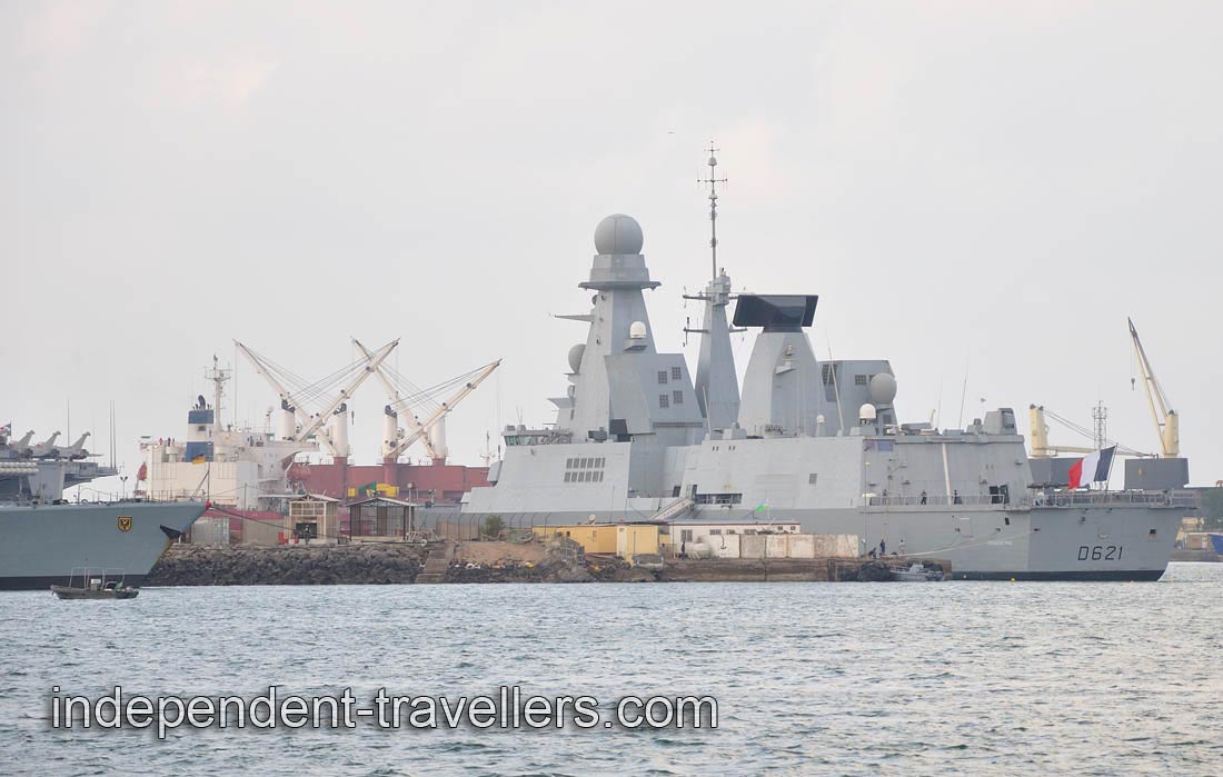 French frigate Chevalier Paul D621