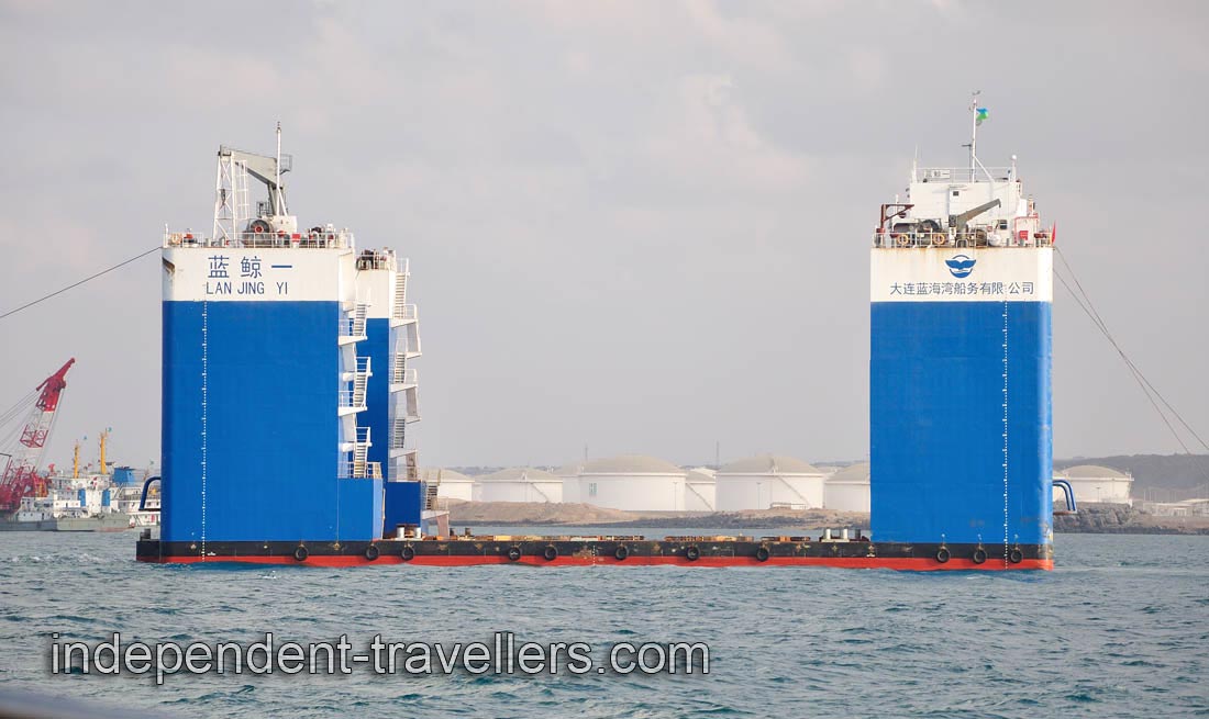 Hull of the semisubmersible offshore platform &ldquo;Lan Jing Yi&rdquo;