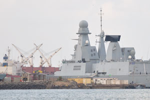 French frigate Chevalier Paul D621