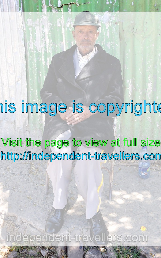 Portrait of an Ethiopian grandfather