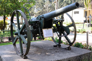 A cannon used by Emperor Menelik II at the Battle of Adwa 1896