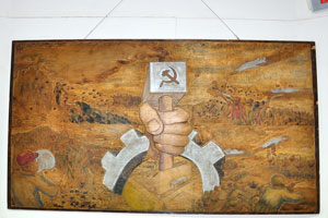 “Hammer and Sickle” painting