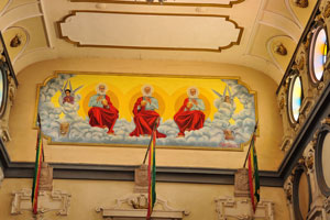 Icon depicts the three men of faith