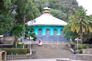This church is found near the Menelik mausoleum