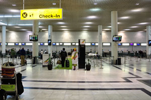 Check-In desks in Addis Ababa Bole International Airport (ADD), Terminal 2