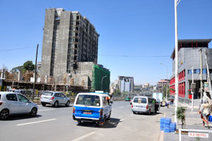Airport Road view, this place is near the intersection between Airport Road and Zimbabwe Street