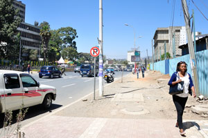 Africa Avenue in the place which is near Meskel Square