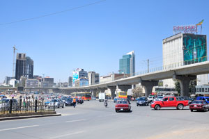 On the Meskel square you will feel yourself as if you are found in the city of the Future