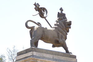 Lion of Judah statue