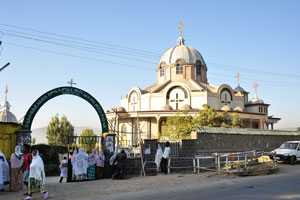 Entrance arch to the Abo orthodox church