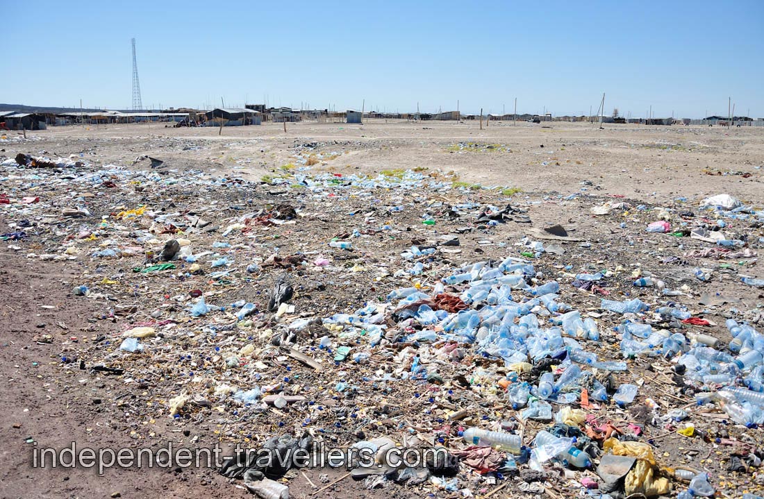 Garbage dump near Afrera town