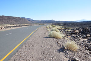 Asphalt road from Afrera to Semera is smooth