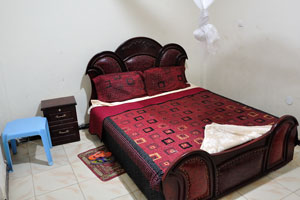 Nazaret hotel in Logia: my bed in my room