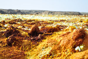 The characteristic yellow, amber, green and red colours are the results of sulphur and potassium salts coloured by various ions
