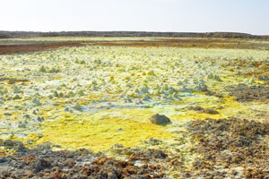 Dallol is the World's most weirdest volcanic crater