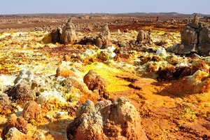 Dallol is the pure Martian landscape