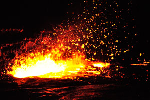 Erta Ale is one of the main attractions of the Danakil