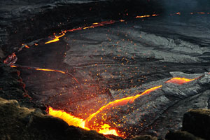 But  this lava eruption did not last long and collapsed in five minutes