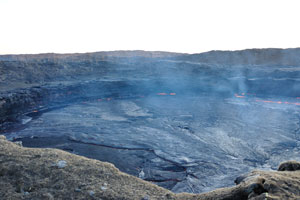 Vent of volcano in February 2015