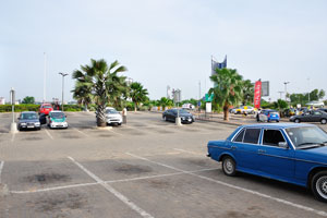 Accra Mall Parking Lot