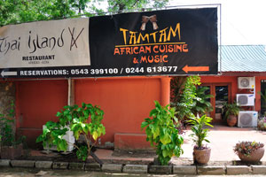 Tam Tam african cuisine and music is in Afrikiko Leisure Centre