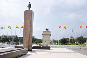 Black Star Square is a site for Ghana's Independence Day parades which falls on the 6th of March every year
