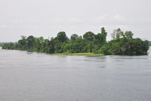 The Volta river is formed from the confluence of the Black Volta, White Volta and Red Volta headstreams