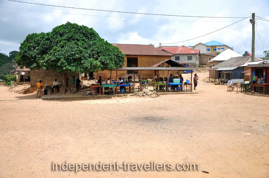 Central part of the local market