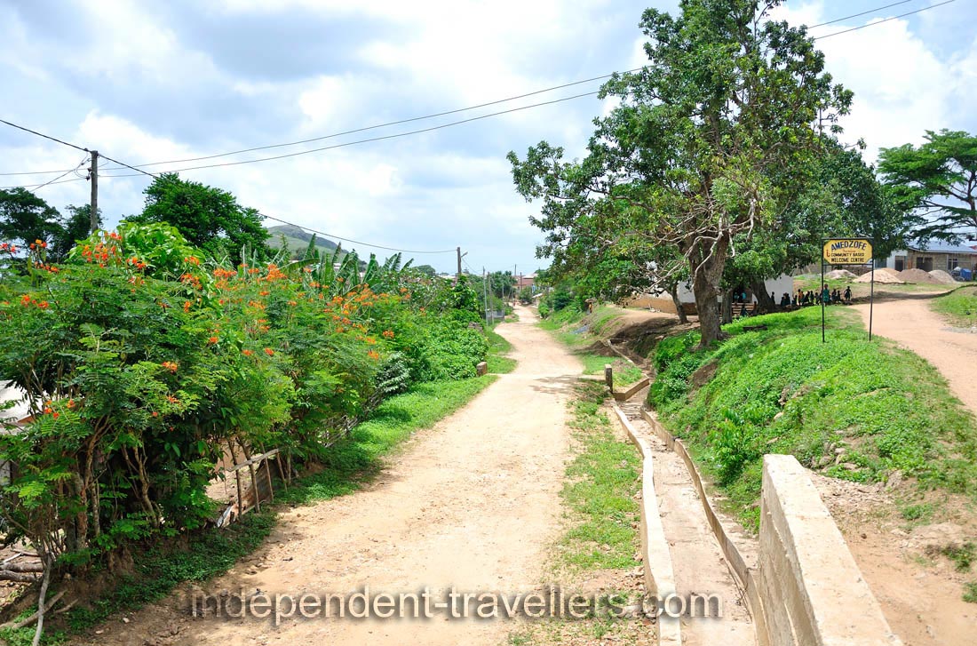 This is the main street of the settlement