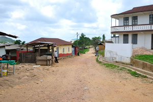 Amedzofe is a settlement south of Hohoe in the mountainous region of the Hohoe Municipal District of the Volta Region
