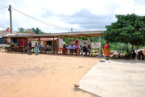 Right part of the local market