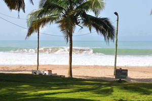 Axim Beach is the place where you can spend your holidays if you like swimming and sunbathing
