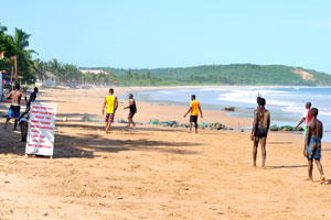 Busua has a paved road from Sekondi-Takoradi to reach the town