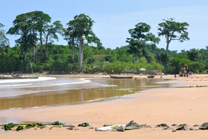 Busua beach is not only the comfortable place for vacationers but the most exotic place in Ghana