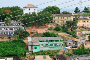 The city as seen from Nana Bema Hotel