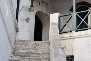 Cape Coast Castle was originally built by the Swedes for trade in timber and gold