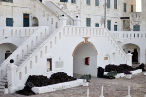 Cape Coast Castle, as rebuilt by the British in the 18th century