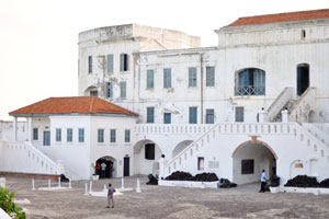 Cape Coast Castle was rebuilt in the late 18th century by the British